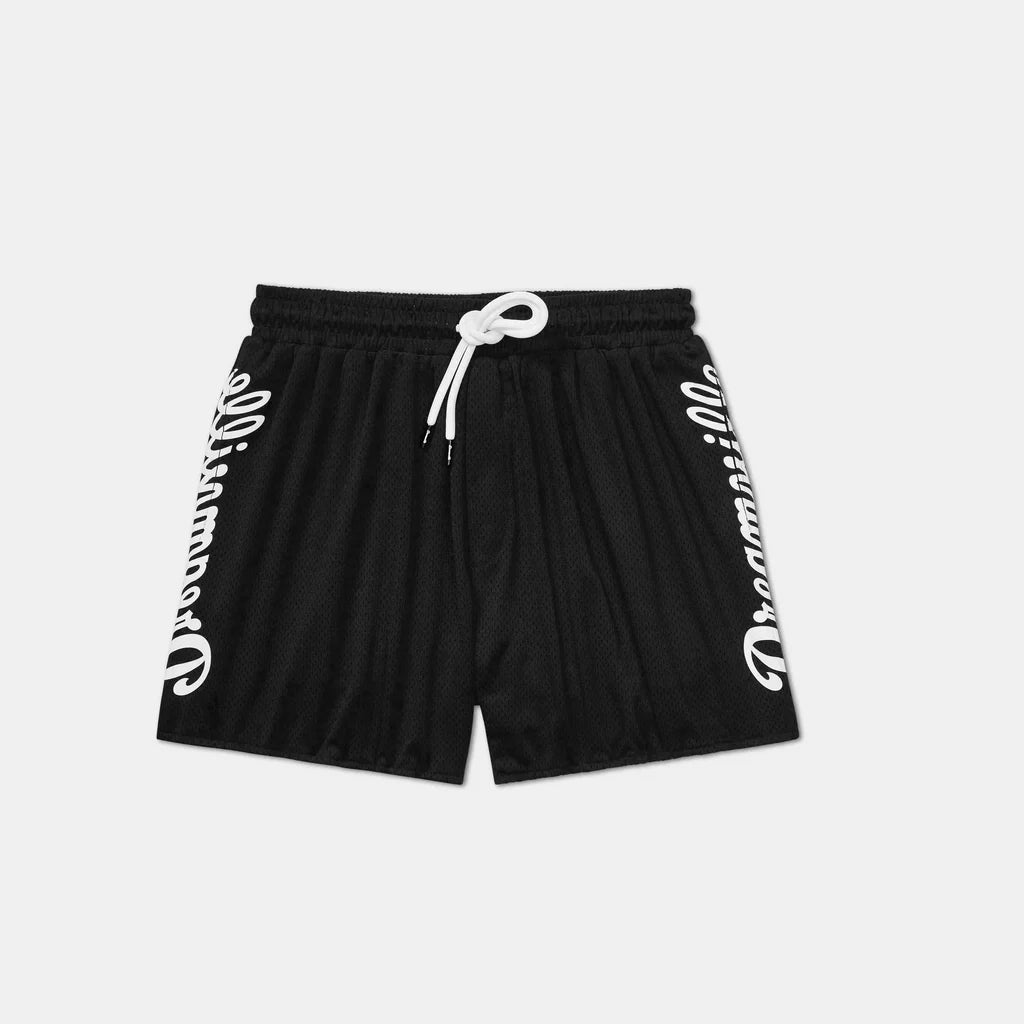 Dreamville Script Mesh Black Shorts
