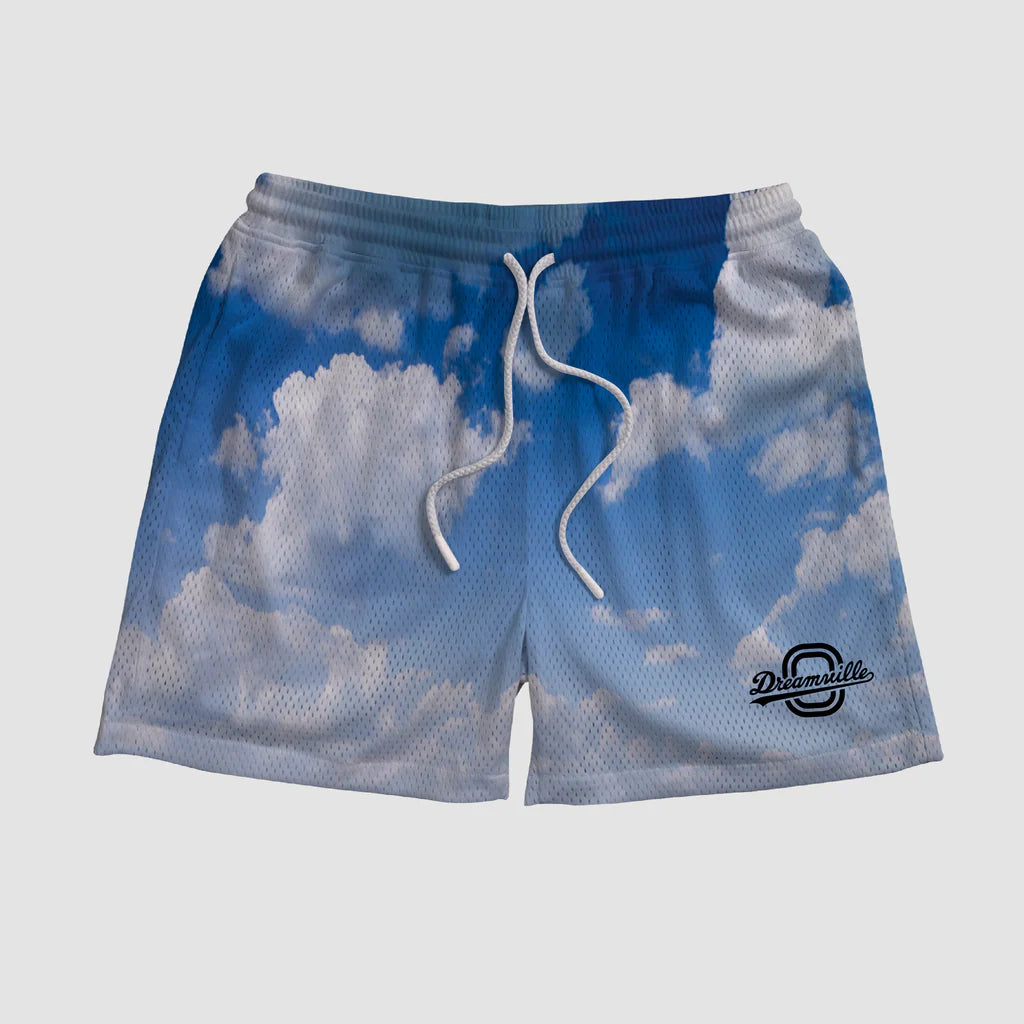 Dreamville x Overtime Blue Cloud Shorts